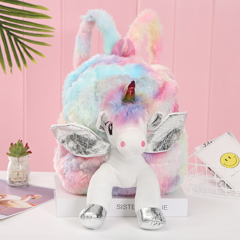 Unicorns Cartoon School Bag