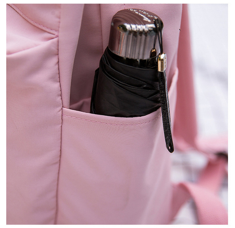 Girl's Waterproof Nylon School Bag