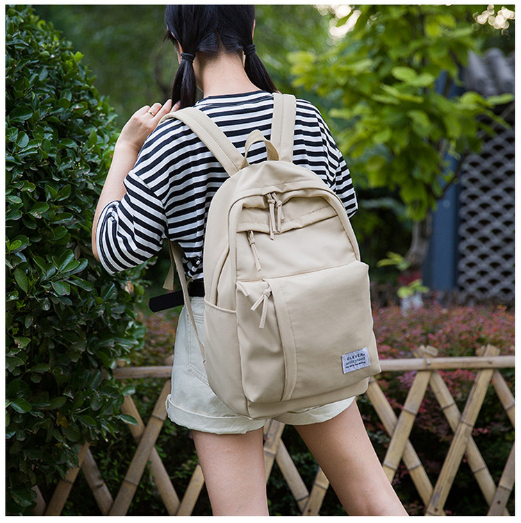 Girl's Waterproof Nylon School Bag