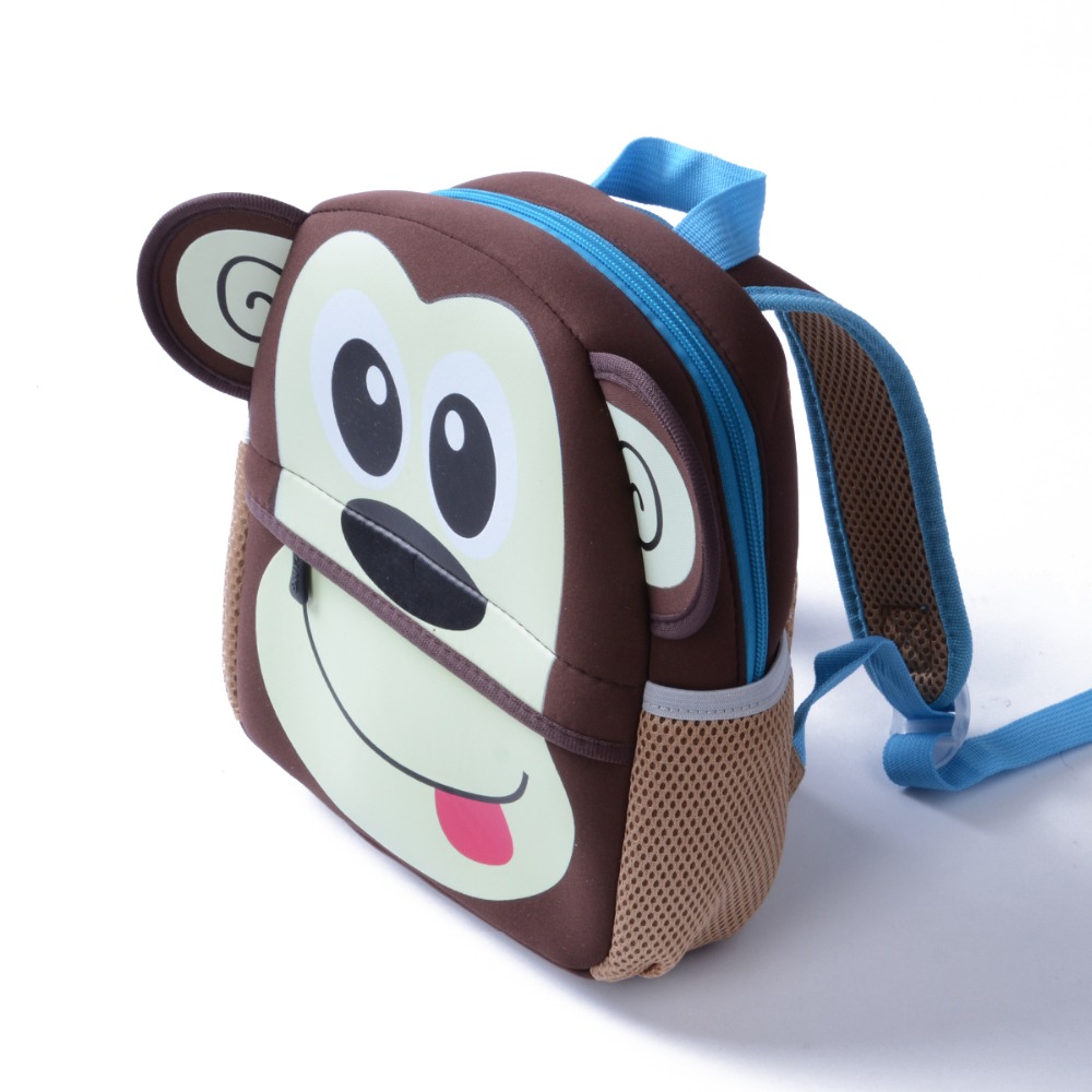 3D Cartoon Animal Shaped Backpack for Kids