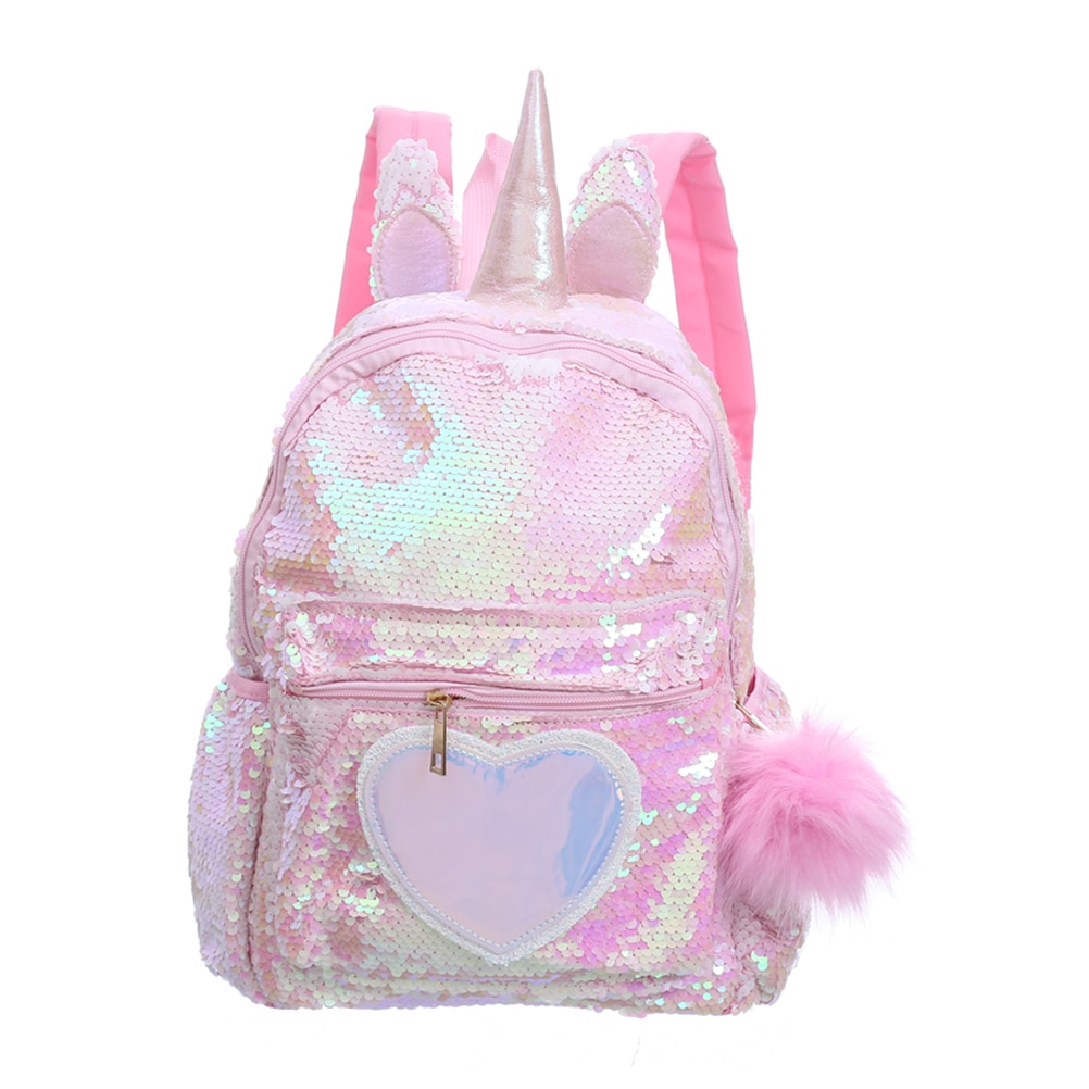 Girl's Sequined Unicorn Backpack
