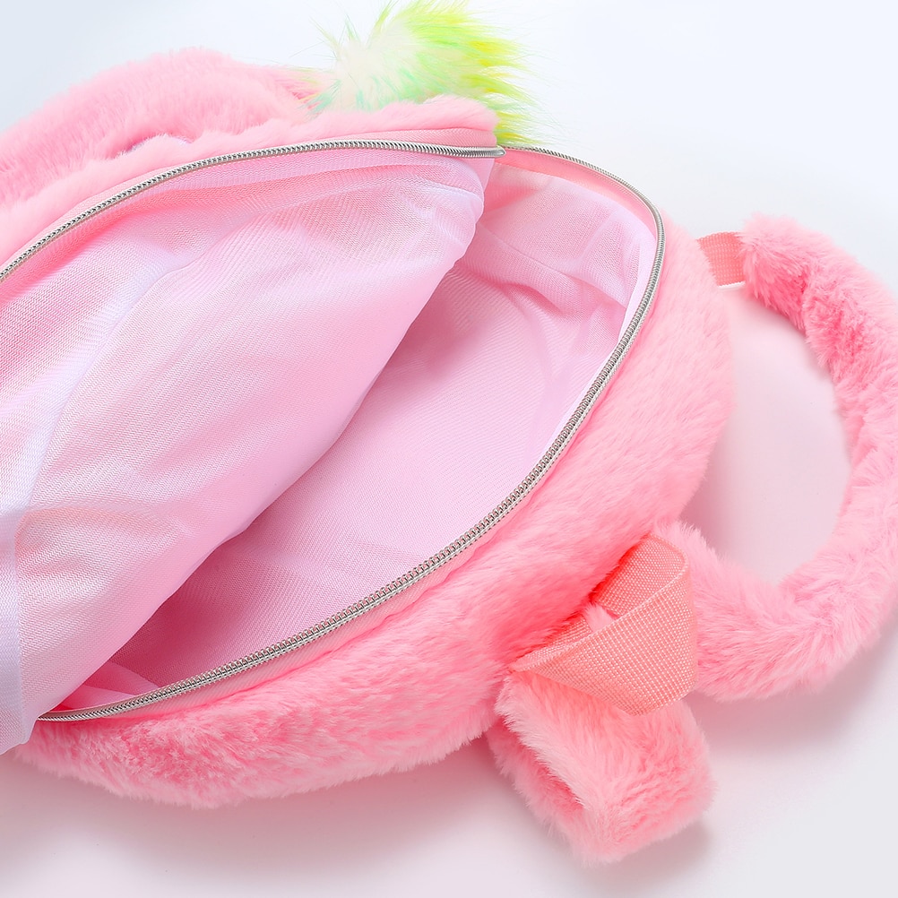 Girl's Plush Unicorn Backpack