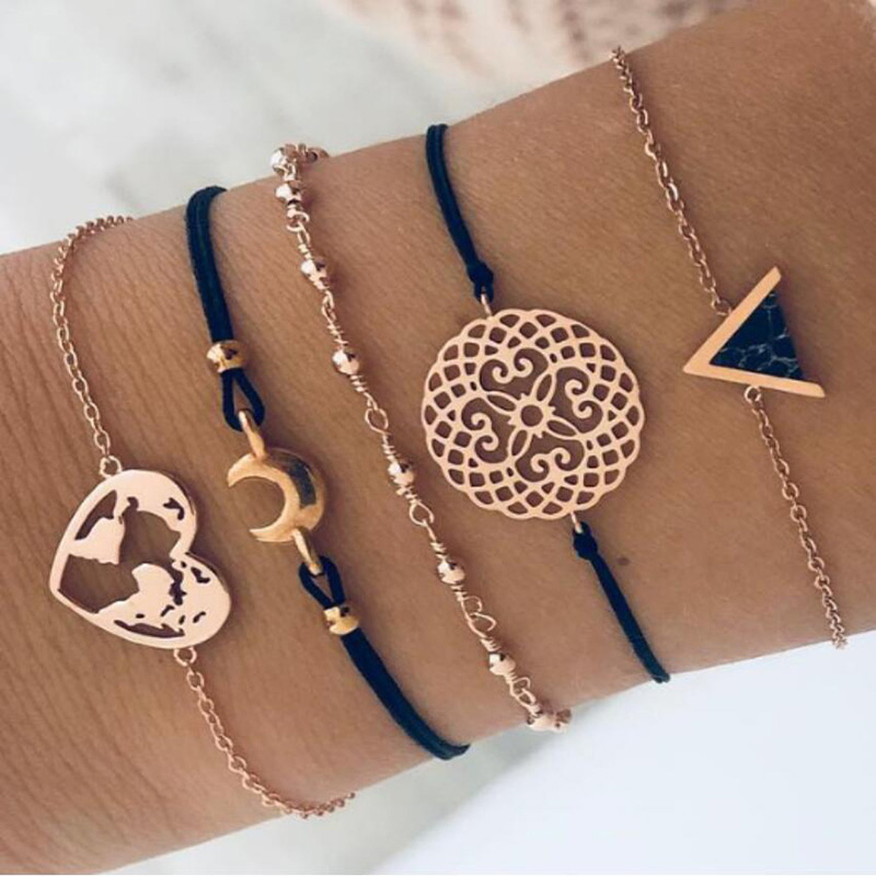 Women's Bohemian Style Bracelets Set
