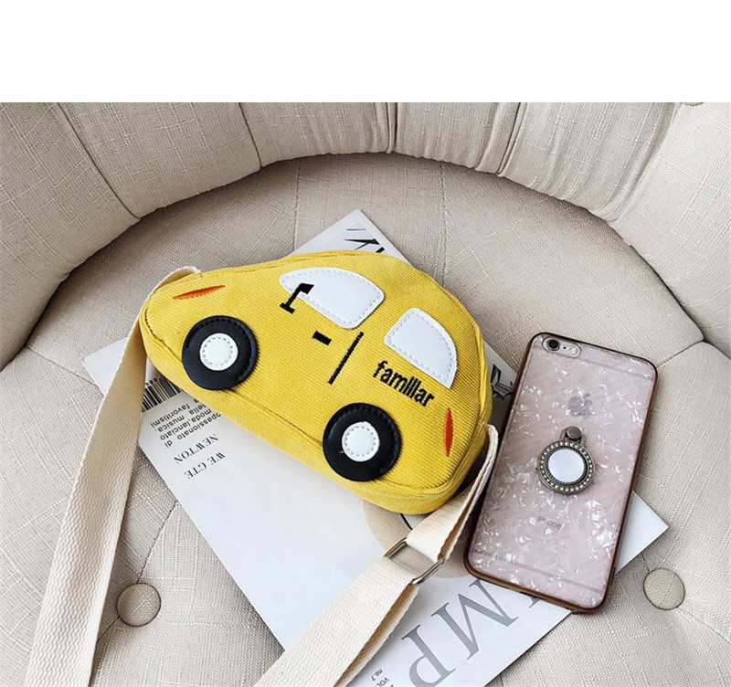 Kid's Car Shaped Crossbody Bag