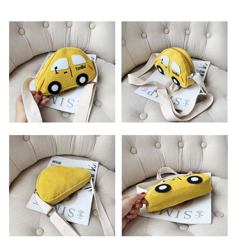Kid's Car Shaped Crossbody Bag