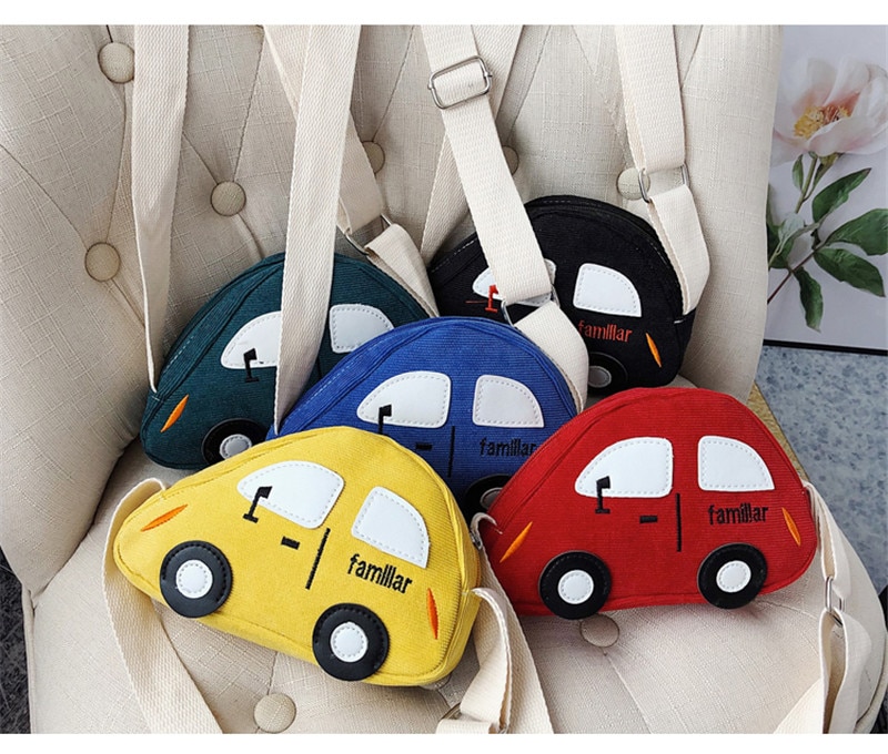 Kid's Car Shaped Crossbody Bag