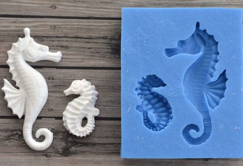 Sea Horse Shaped Silicone Mold