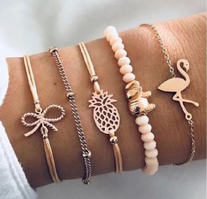 Bohemian Rope Chain Bracelet