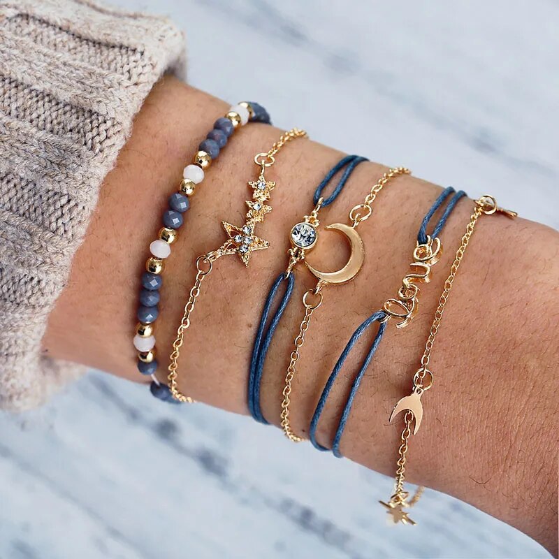 Bohemian Rope Chain Bracelet