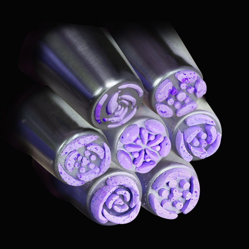 Stainless Steel Pastry Nozzles 8 pcs Set