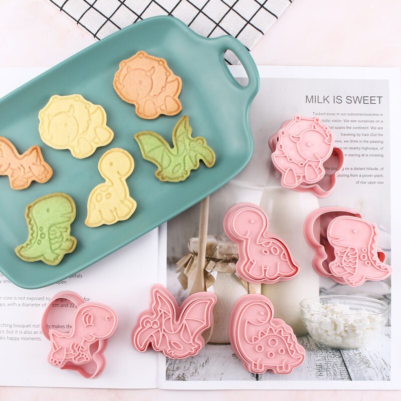 Cartoon Animal Shaped Cookie Cutters 6 pcs Set