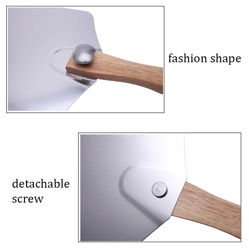 Aluminum Pizza Peel with Foldable Handle
