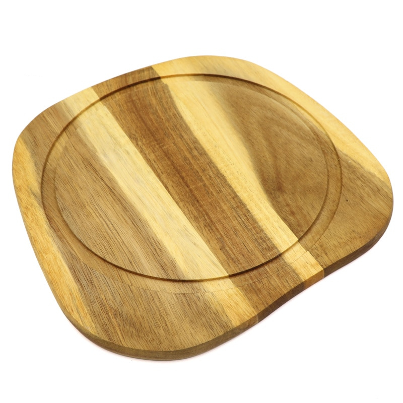 Natural Wooden Chopping Board with Juice Groove