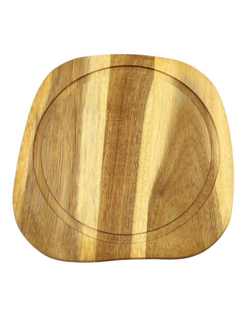 Natural Wooden Chopping Board with Juice Groove