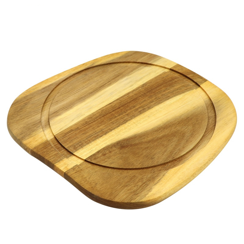 Natural Wooden Chopping Board with Juice Groove