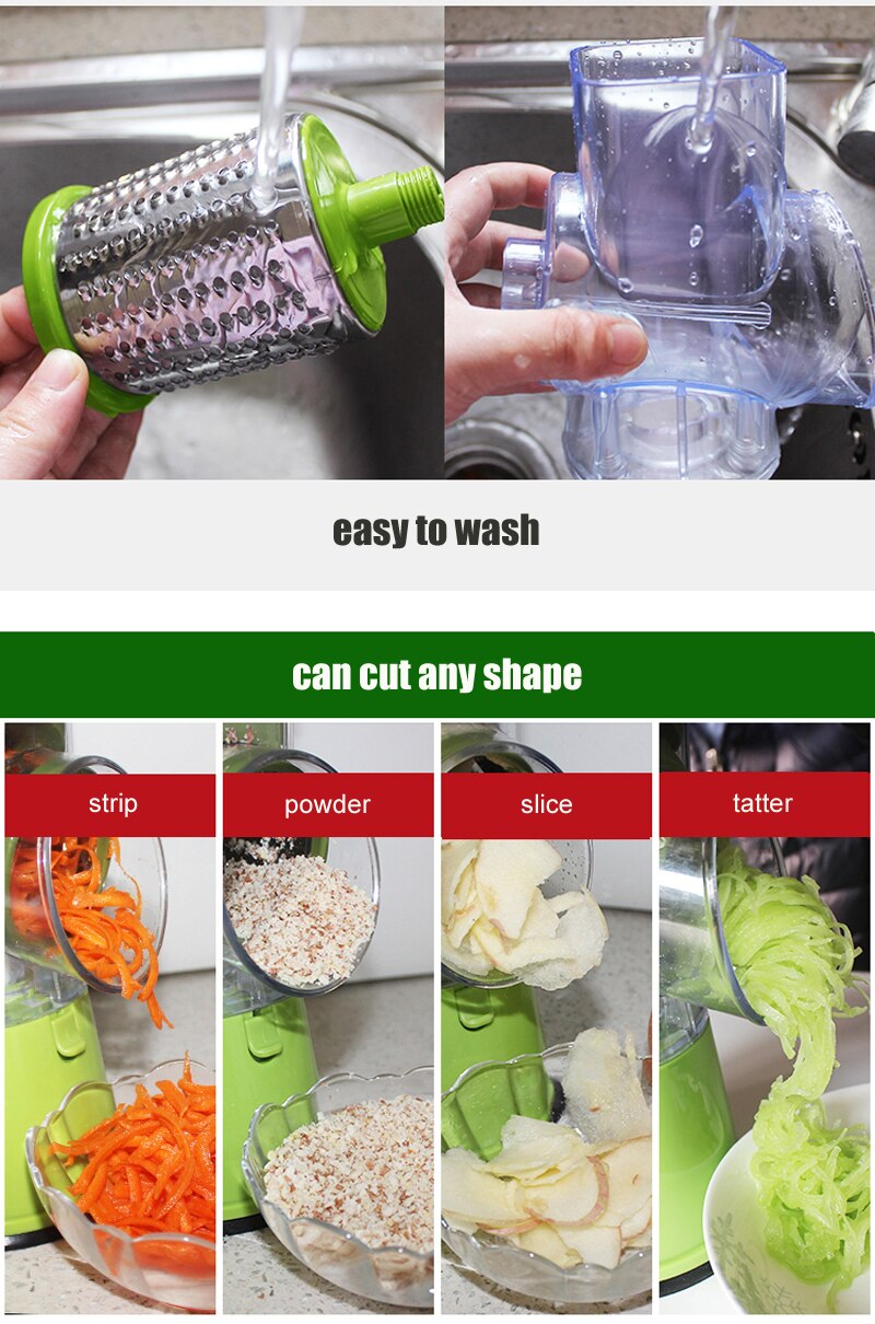 Manual Multifunctional Vegetables Cutter Slicer