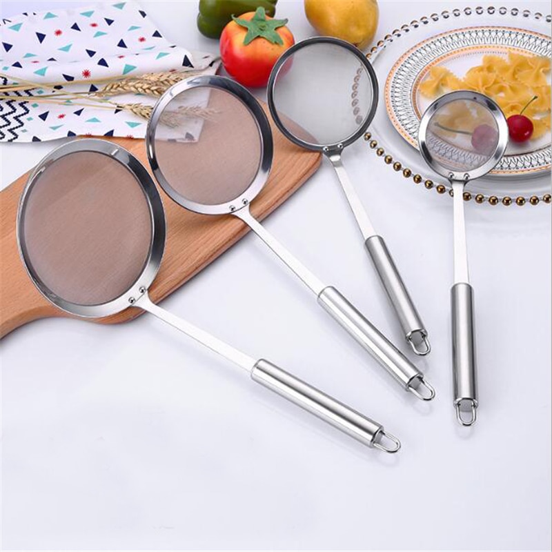Multifunctional Stainless Steel Mesh Filter Spoon