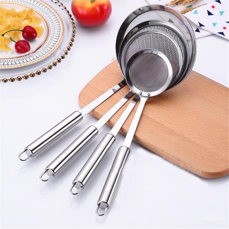 Multifunctional Stainless Steel Mesh Filter Spoon
