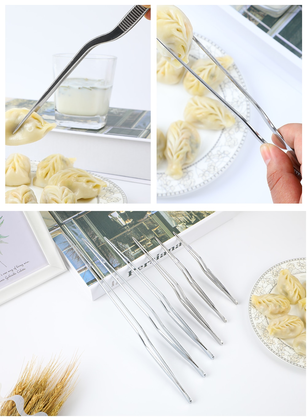 Stainless Steel Kitchen Tongs