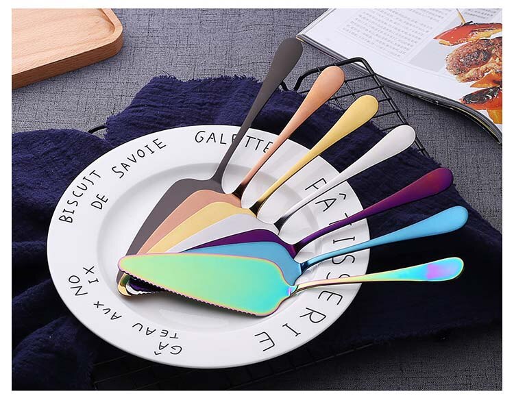 Stainless Steel Serrated Edge Cutter Spatula