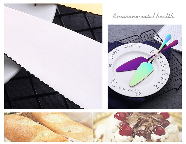 Stainless Steel Serrated Edge Cutter Spatula