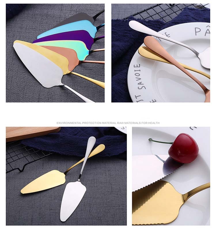 Stainless Steel Serrated Edge Cutter Spatula