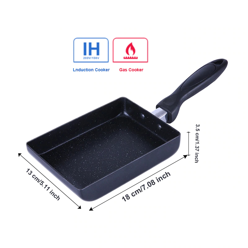 Rectangle Shaped Non-Stick Frying Pan