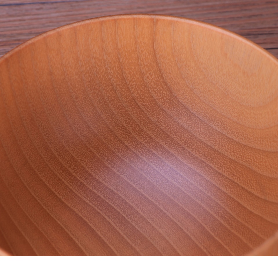 Large Wooden Soup Bowl