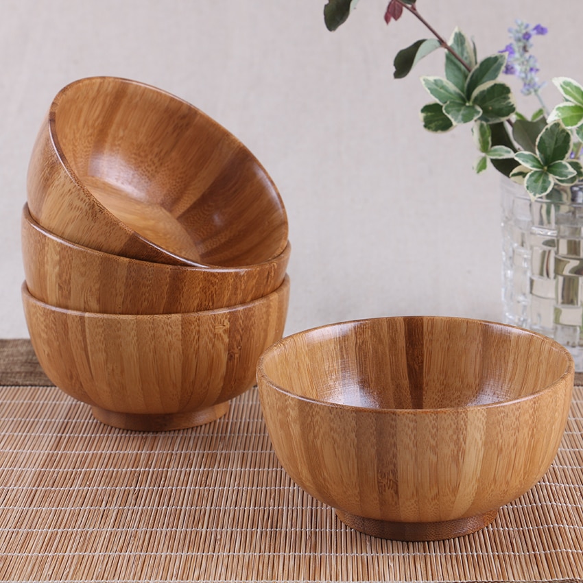 Large Wooden Soup Bowl