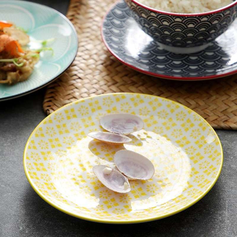 Ceramic Plate in Different Prints