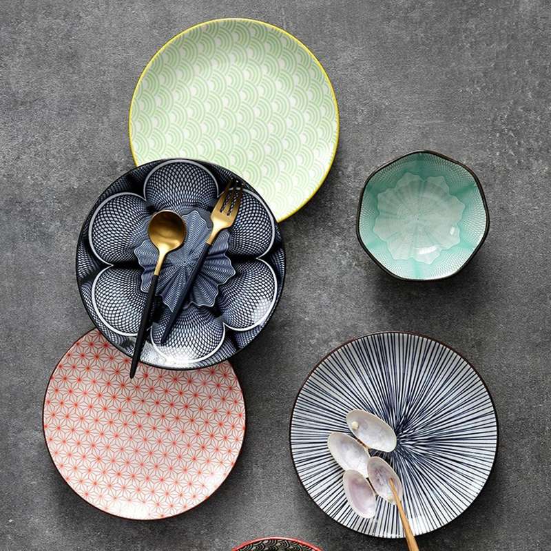 Ceramic Plate in Different Prints