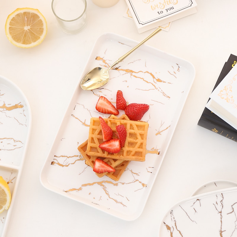 Marble Ceramic Plate