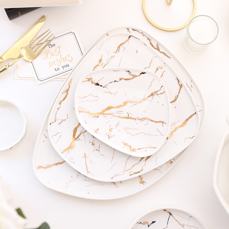 Marble Ceramic Plate