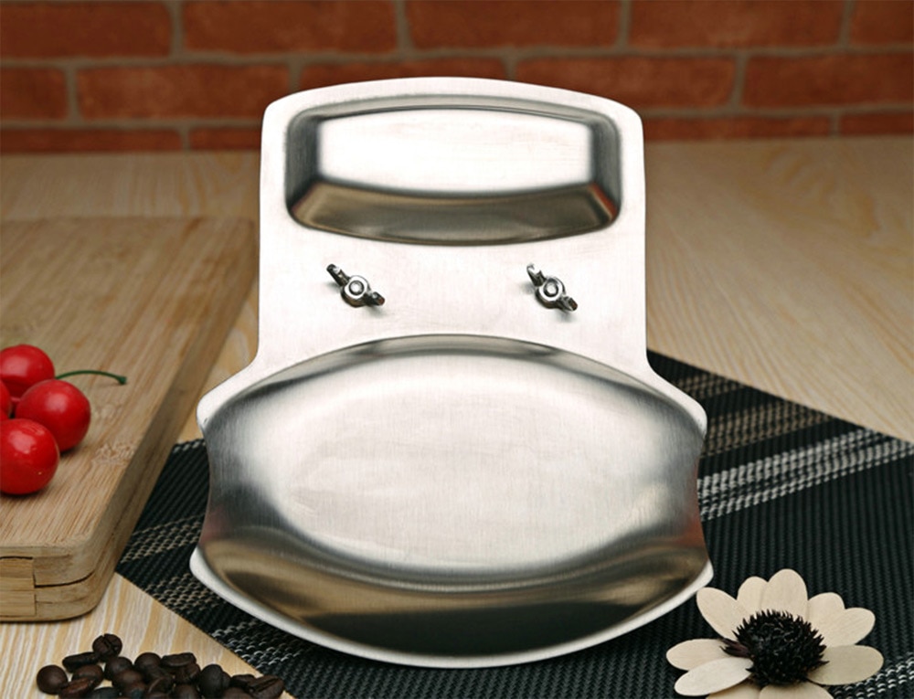 Stainless Steel Lid and Spoon Rack