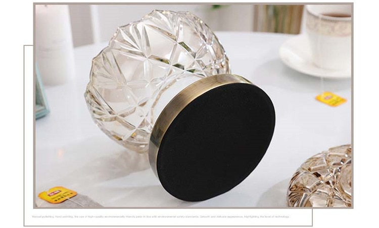 Metal Glass Vase for Food