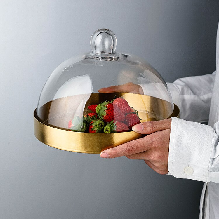 Nordic Stainless Steel Cake Plate Stand