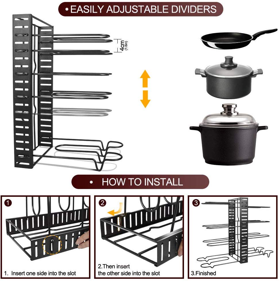 Pan Organizer Rack
