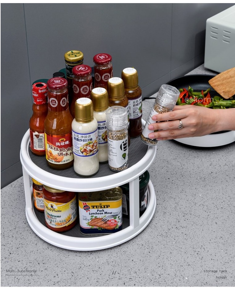 1/2/3 Layer Rotating Food Storage Tray