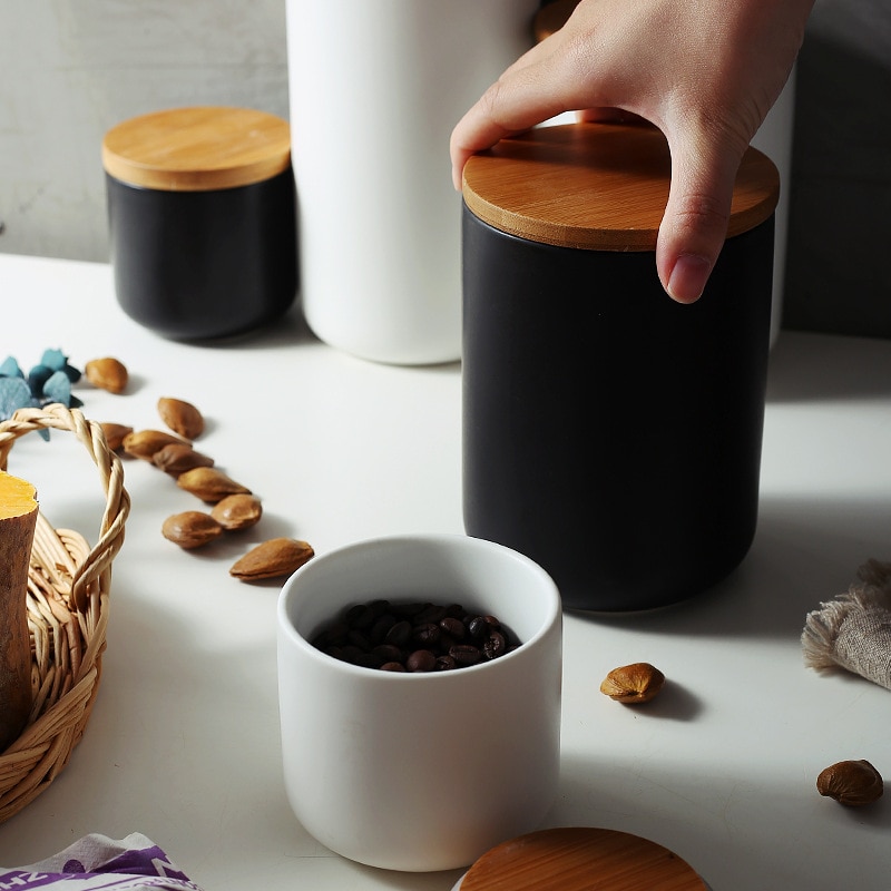 Ceramic Storage Jar with Lid