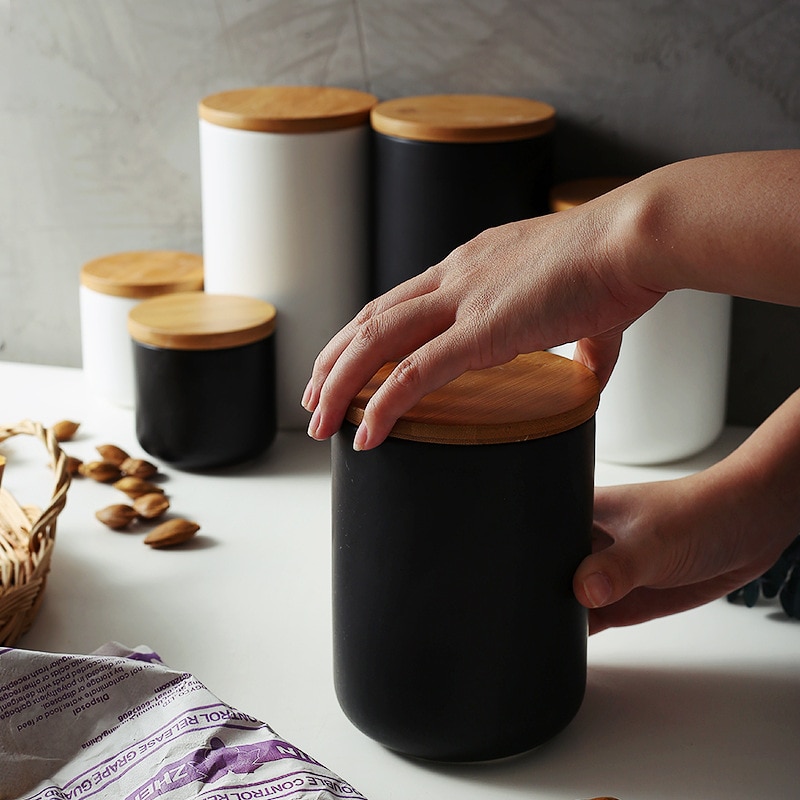 Ceramic Storage Jar with Lid