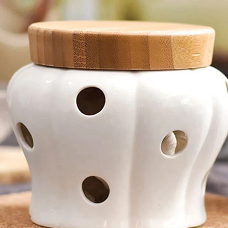Garlic Design Storage Jar