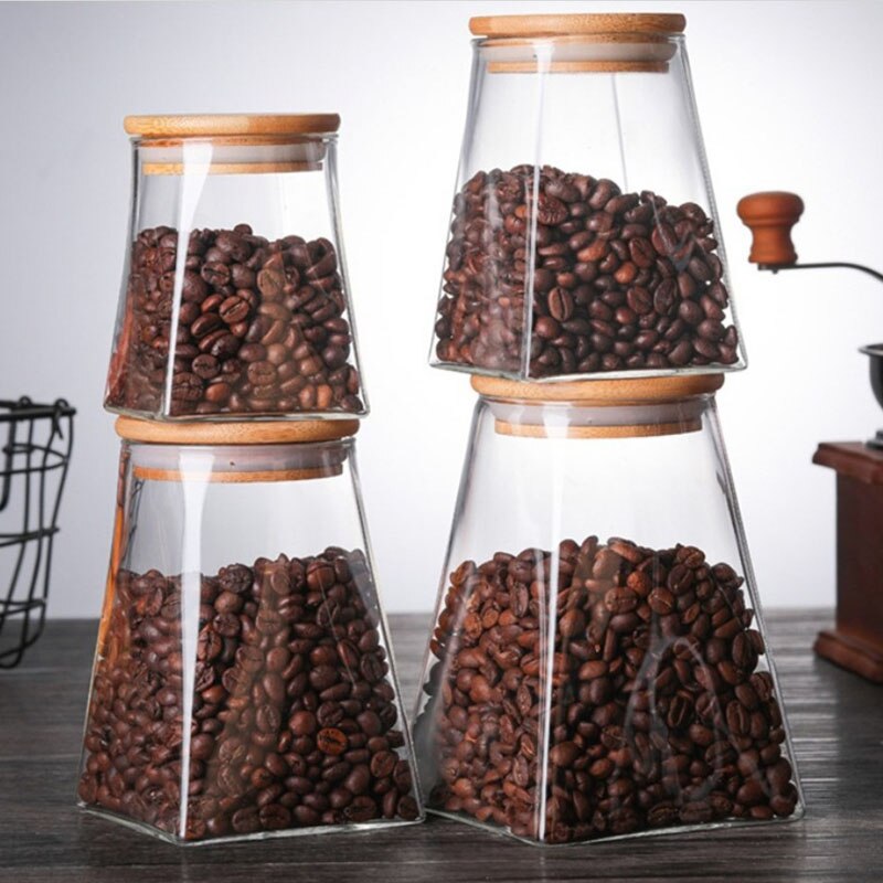 Glass Jar with Bamboo Lid