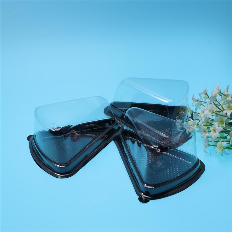 Triangle / Round Shaped Cake Disposable Containers 50 pcs Set
