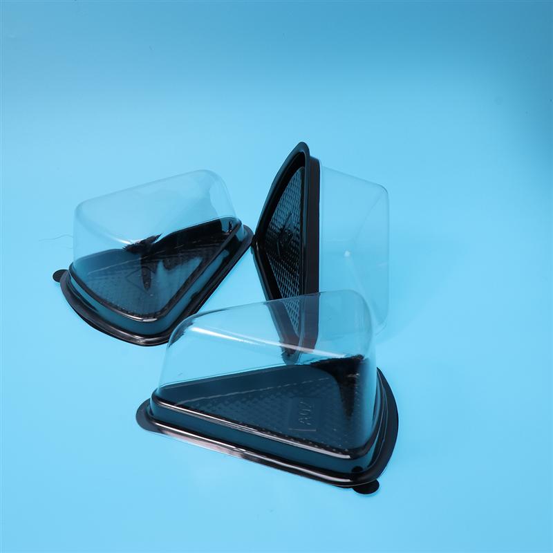 Triangle / Round Shaped Cake Disposable Containers 50 pcs Set