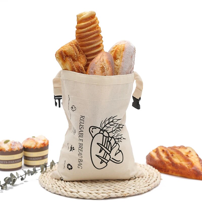 Organic Cotton Bread Bag