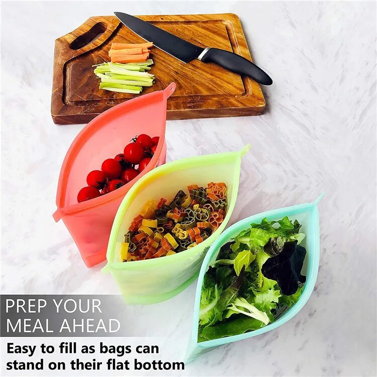 Reusable Silicone Food Storage Bag