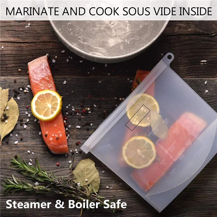 Reusable Silicone Food Storage Bag