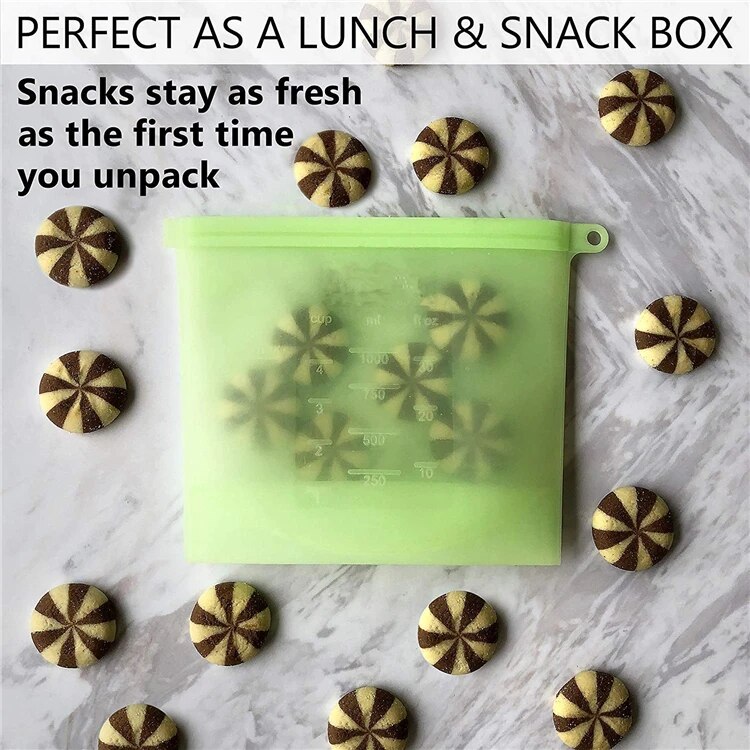 Reusable Silicone Food Storage Bag