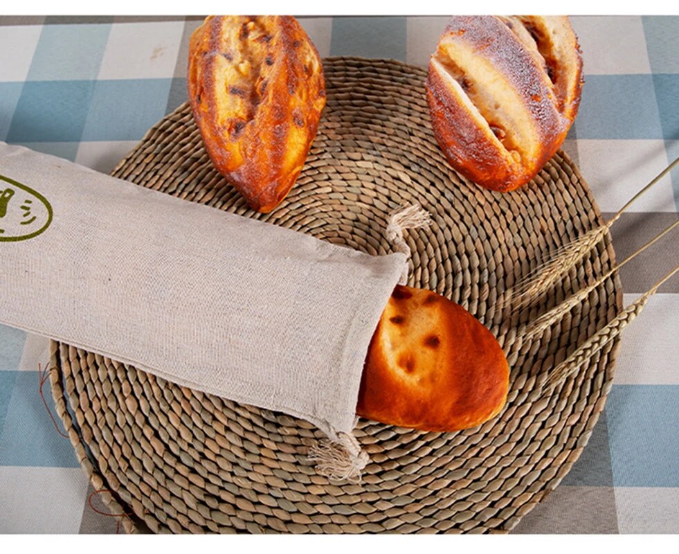 Linen Bread Bag