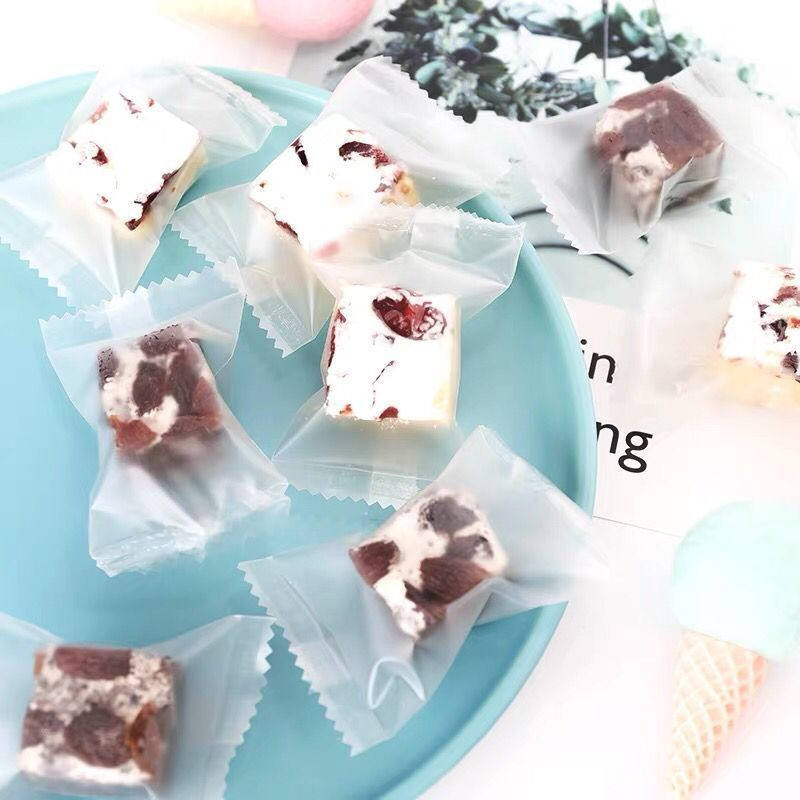 Set of Transparent Plastic Packaging Bags